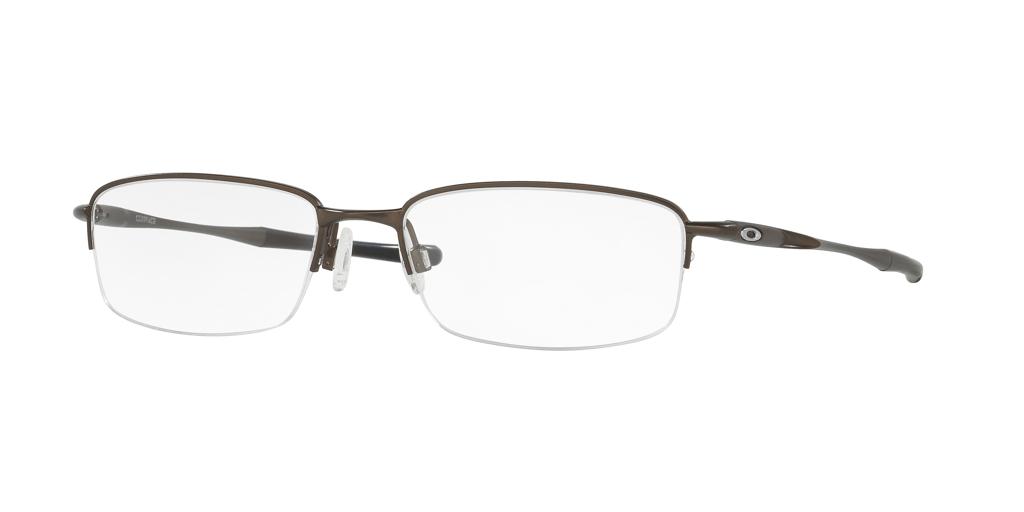 Oakley Herren OX3102 Clubface 310203 Optische Fassungen Stahl Grau Transparent Quadratisch Normal-image